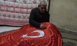 Kilisli yorgancının bayrak sevgisi