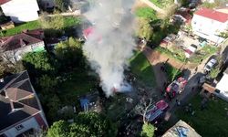 Tuzla’da gecekonduda yangın: Alevler gökyüzünü kapladı