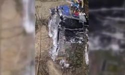 Ankara'da düşen uçağın parçaları geniş alana yayıldı