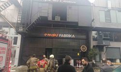 Bahçelievler'de polyester fabrikasında korkutan yangın