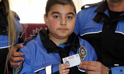 Hayaline kavuştu polis oldu