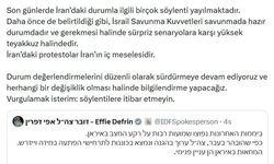 İsrail ordusundan İran açıklaması: 'Sürpriz senaryolara karşı yüksek teyakkuz halindeyiz'
