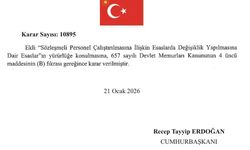 Sözleşmeli personele doğum ve evlat edinme sonrası yarı zamanlı çalışma hakkı yürürlüğe girdi