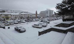 Yozgat'ta kar bereketi: Hem doğa sevindi hem çocuklar