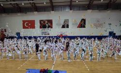 Gölcük'te 470 tekvandocu kuşak atladı