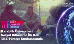 KBÜ, THE 2026'da sosyal bilimlerde Türkiye listesinde yer aldı