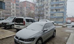 Malatya'da kar yağışı etkisini artırdı