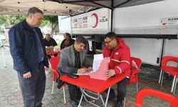 Mersin'de din görevlilerinden Ramazan öncesi kan bağışı