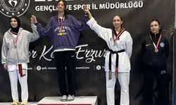 Oltulu taekwondocular Erzurum'dan madalyayla döndü