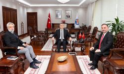 BİK Adana Bölge Müdürü Çetin Oranlı, Mersin Valisi Atilla Toros'u ve Gazeteciler Cemiyeti'ni ziyaret etti