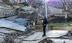 Başkan Tuncer, heyelan bölgesinde incelemelerde bulundu