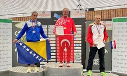 65 yaşındaki Denizlili atlet üç altın madalya yurda döndü