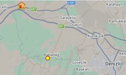 Babadağ'da 3.6 büyüklüğünde deprem meydana geldi