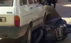 Mersin'de otomobil ile motosiklet çarpıştı: 1 yaralı