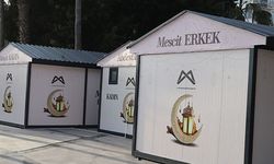 Mersin’de konteynır abdesthane ve mescitler ilgi görüyor