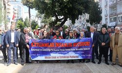 Mart ayında yaşanan katliamlar Mersin’de anıldı