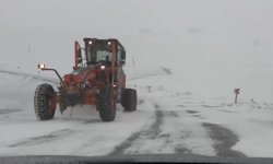 Ardahan'ın yüksek kesimlerinde kar ve tipi ulaşımı aksatıyor
