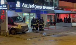 Çocuk tıp merkezinde korkutan yangın: Hastalar tahliye edildi