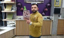 Kilis'in 'horoz karası' üzümü dondurmaya dönüştü