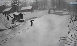 Kocaeli'de bahar ayında kar sürprizi