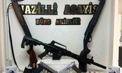 Sosyal medyadan silah teşhiri yapan 3 kişi yakalandı