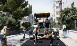 Tarsus'ta yol yenileme çalışmaları hız kesmiyor