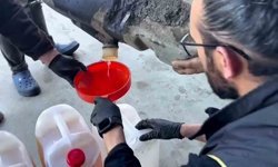 Yakıt deposunda 48 kilo sıvı metamfetamin ele geçirildi