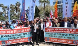 Mersin Limanı işçilerinin mücadelesi 103’üncü gününde
