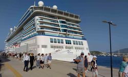 Bodrum'a kruvaziyer ile 1142 yolcu geldi
