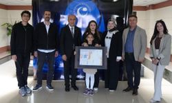 Minik ressamdan büyük başarı