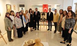 Söke'de ahşap yakma sanatının zarif örnekleri sanatseverlerle buluştu