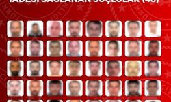 Kırmızı bültenle ve ulusal seviyede aranan 90 suçlu 16 ülkeden yakalanarak Türkiye'ye getirildi