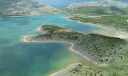 Kuruyan göl yağışlarla yeniden canlandı