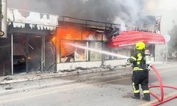 Mersin'de ekmek fırınında yangın