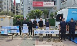 Polis bu kez mavi vatan için temizlik operasyonu yaptı