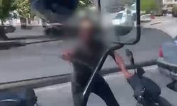 Tartıştığı sürücüye kaskını fırlatan motosikletliye 405 bin TL ceza