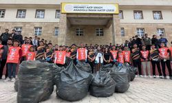 Yüksekova'da 400 kişi bir araya gelerek çevre temizliği yaptı