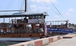 Mersin’de sıcaklar arttı, sahil gezi tekneleriyle doldu