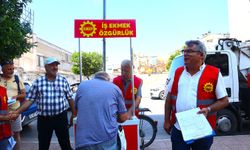 Mersin’de EMEP, Temmuz’da tüm ücretlere zam yapılması için sokağa indi