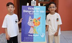 8 Yaşındaki Uzay’dan Mersin’in İlk "Fijital" Resim Sergisi