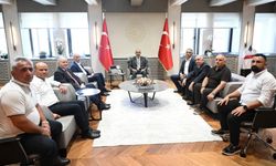 Mersin Limanı işçileri, Bakan Uraloğlu ile görüştü