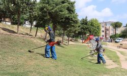Toroslar’da park ve yeşil alanlar temizleniyor