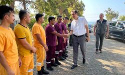 Kaymakam Topsakaloğlu, ilk müdahale ekibinde incelemelerde bulundu