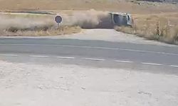 Kaza anının güvenlik kamerası görüntüleri görenleri dehşete düşürdü