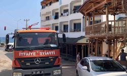 Mersin'de otelde yangın: 9 kişi dumandan etkilendi