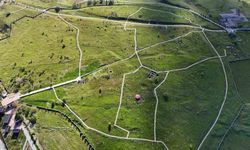 UNESCO listesinde yer alan tarihi mezarlık havadan görüntülendi