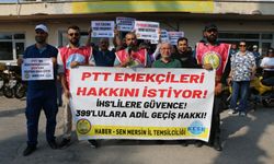 PTT çalışanları Mersin’den seslendi: “PTT emekçileri için komisyonda olacağız”