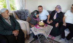 100 yaşına giren Atiye nineye, davullu zurnalı doğumgünü kutlaması