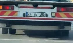 Çekicinin üzerinde araç değil tosun taşıdılar