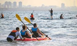 Mersin'de deniz sporları ücretsiz eğitimlerle yaygınlaşıyor